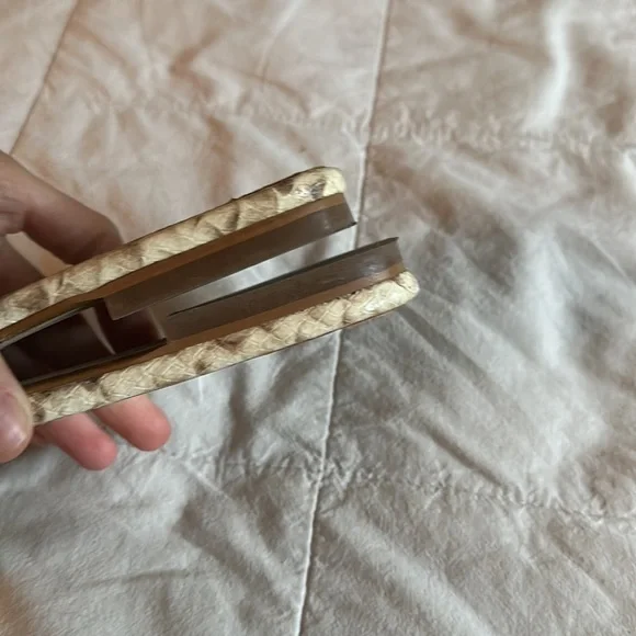 Zara Women’s Flat Python Sandals / Flats 38 - Picture 4 of 4